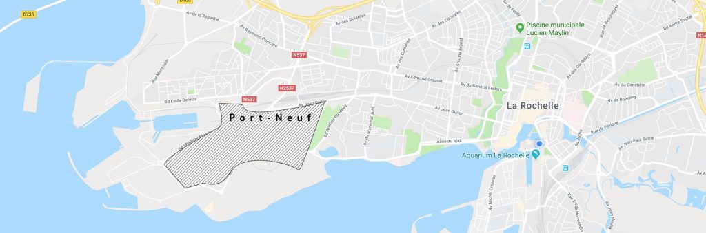 Zone prioritaire de la ville de La Rochelle : Port Neuf 